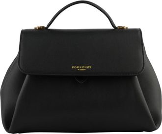 Pourchet Dames, Tassen, Zwart, Maat: ONE Size Leer