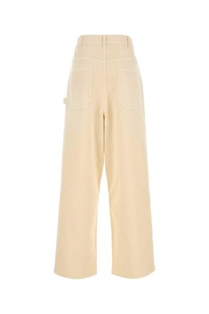 ARMARIUM Womens Cream Denim Rava Jeans Butter Exterior: Cotton
