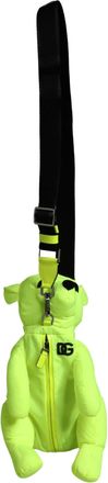 Dolce & Gabbana Green Polyester Animal Silhouette Waist Belt Borse Womens Bag