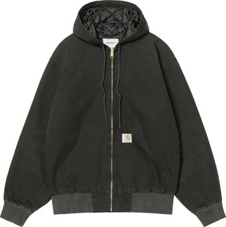 Carhartt Work in Progress Og Active Jacket Raven Quilted Hooded Jacket