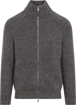 Brunello Cucinelli Cardigans - Heren - Vesten - Grijs - XL - Truien & Vesten