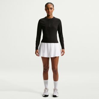 Nike Womens Court Advantage Dri-FIT Short Tennis Skirt in White | FZ6729-100