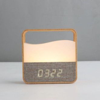 OEM Reloj Despertador Digital Regulable Con Luz Nocturna, Reloj De Escritorio Silencioso Con Pantalla Led, Recargable Por Usb, 3 Niveles De Volumen
