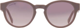 Lacoste Grey Gradient Oval Ladies Sunglasses L6000S 038 51