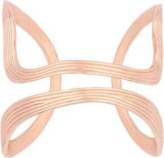 Karine Sultan Brushed Openwork Cuff Bracelet in Rose Gold at Nordstrom Rack
