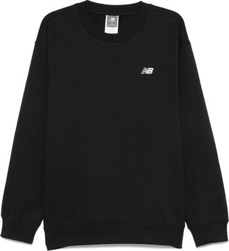 New Balance Embroidered-logo Crew-neck Sweatshirt