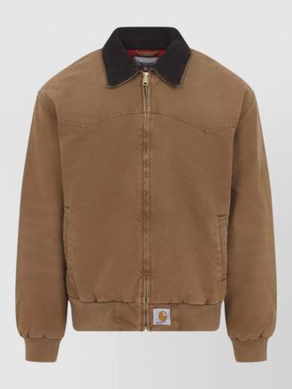 Carhartt Work in Progress santa fe jacket corduroy collar ribbed cuffs