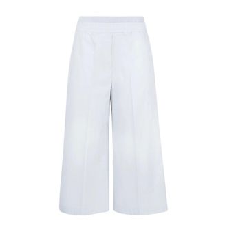 Liviana Conti Cropped Trousers, female, Gray, Size: XL Pantalone Omar