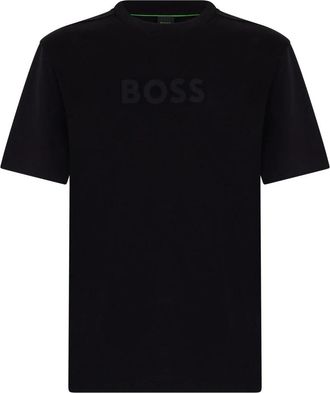 HUGO BOSS Logo T-shirt - Heren - T-shirts - Zwart - XS - Katoen - Tops