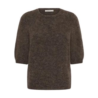 Gestuz Ronde hals gebreid - Dames - Truien - Bruin - Maat: 2XS