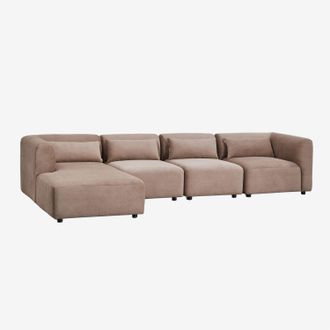 Sklum Sof&aacute; Modular Chaise Longue Izquierdo De 4 Piezas Fogler Sklum