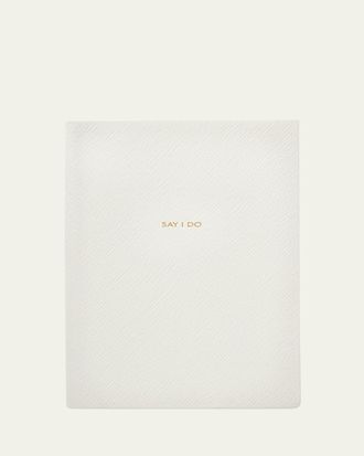 Smythson Say I Do Soho Wedding Planner in Panama Leather