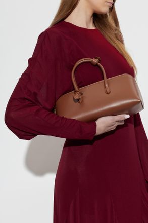 Alaia Delta Small Bag, Womens, Brown
