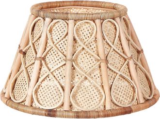 Beliani Beliani - Base De &Aacute;rbol De Navidad De Rat&aacute;n Natural Hecho A Mano Redondo Cubre Pie Cubre Maceta Fald&oacute;n Accesorios Avent