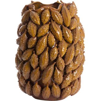 Light & Living Light&living - Vaso Palatik Cer&aacute;mica Marr&oacute;n Cognac - 32x31x44 Cm