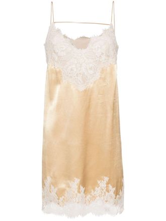 Shiatzy Chen Libre collection sequined dress - women - Viscose - 40 - Gold