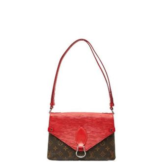 Louis Vuitton Pre-owned Shoulder Bags, female, Red, Size: ONE SIZE Pre-owned Saint Michel Monogram Epi Shoulder Bag