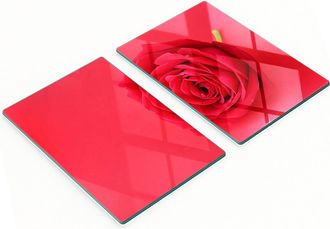OEM Tablas De Servir De Cristal Para Cocina Con Estampado De Rosas Rojas, 2 X 40 X 52 Cm