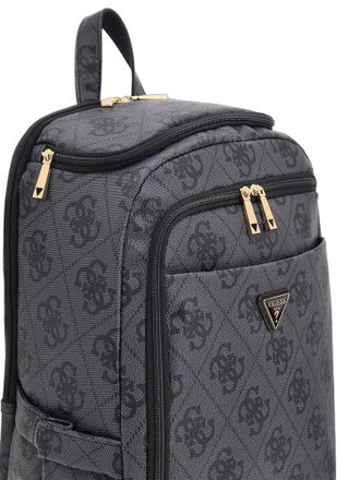 Guess Womens Backpack Coal Logo Polyurethane