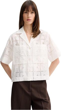 Paul Smith Bloemenprint Shirt - Dames - Overhemden - Beige - S - Katoen - Overhemden