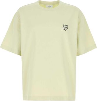 Maison Kitsun&eacute; Pastel Green Cotton Oversize T Shirt