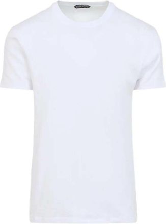 Tom Ford perforiertes T-Shirt mit Rundhalsausschnitt