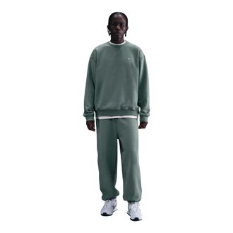 Nike Solo Swoosh Mens Heavyweight Fleece Crew - Heren - Sport - Groen - Maat: M Fleece