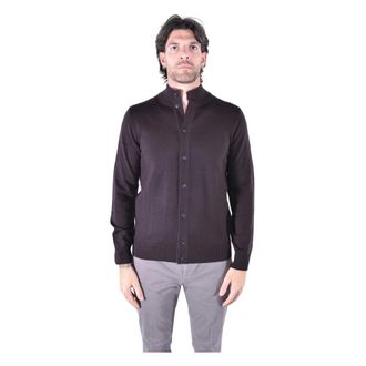 MC2 Saint Barth Savile Cardigan - Heren - Truien - Bruin - Maat: M Zijde