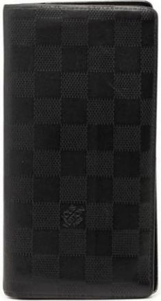 Louis Vuitton Pre-owned Wallets, male, Black, Size: ONE SIZE Pre-owned Long wallet (bi-fold)