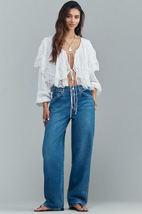 Reformation Val 90s Mid-Rise Straight Leg Jeans