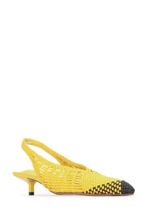 Jacquemus Womens Les Cubisto Banane B Yellow Scarpe Con Tacco High Heel Shoes