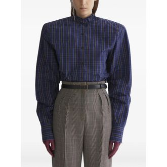 MUGLER Padded Shoulders Shirt