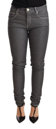 Acht Womens Skinny Jeans Grey Cotton - Size 26 (Waist)