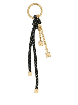 Michael Michael Kors Logo-Embellished Polyester Key Case - Black