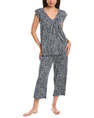 Ellen Tracy 2pc Cropped Pajama Set