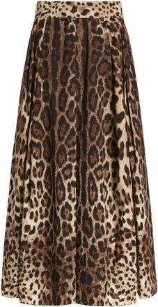 Dolce & Gabbana Dames, Rokken, Bruin, Maat: XS