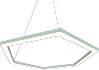 Lumicom Esagono L&aacute;mpara De Techo &Oslash;60 Monocolor Mate