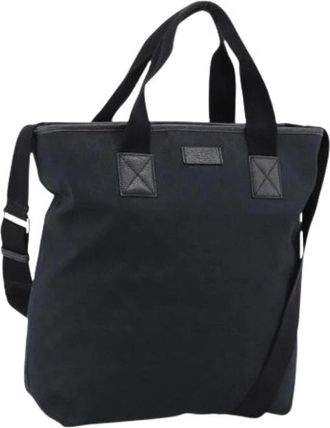 Gucci Pre-owned Vintage Tote Bag - Dames - Vintage Shopper - Zwart - ONE Size - Leer - Vintage