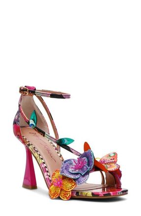 Betsey Johnson Camile Sandal in Black Multi at Nordstrom, Size 7.5
