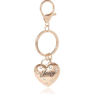 Juicy Couture Gold Heart Keychain with Pearls at Nordstrom