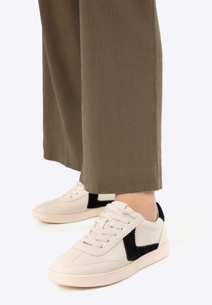 Wittchen Su&egrave;de Sneakers voor Dames met Contrasterende Eco-Lederen Inzetstukken