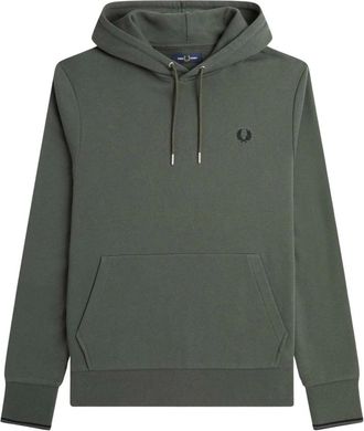 Fred Perry Hombre, Sudaderas, Verde, Talla: S