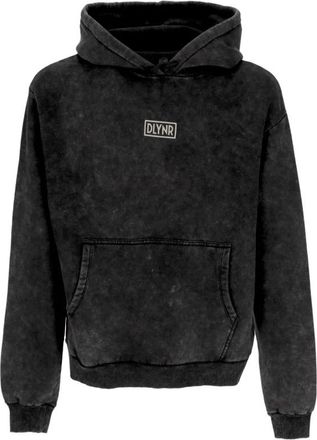 Dolly Noire Reflecterende Zwarte Hoodie - Heren - Hoodies - Zwart - L - Katoen - Hoodies & sweatvesten