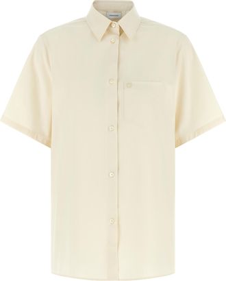Ferragamo Beige Cotton Womens Blouse