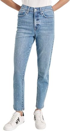 DKNY High Rise Ocean Slim Straight Jean