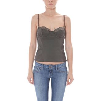 John Galliano Verde Elastan Womens Womens Camisole