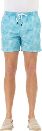Barba Snel drogende Clear Blue Kleding met Achterzak - Heren - Strandmode - Blauw - L - Badmode