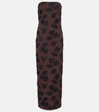 Rotate Vestido largo con cuentas floral