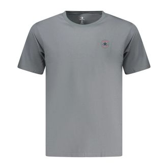 Converse T-Shirts, male, Gray, Size: XL Chuck Taylor All Star Patch T-Shirt
