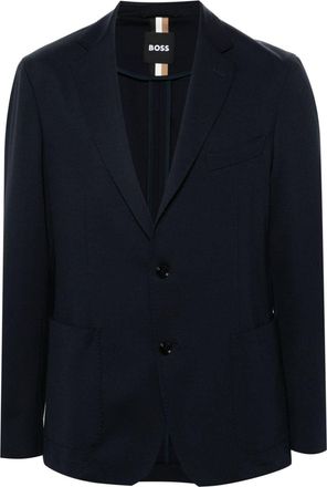 BOSS C-Hanry blazer - men - Elastane/Polyamide/Polyester/Viscose/Cotton - 58 - Blue